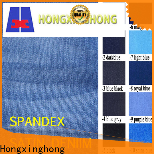 Hongxinghong in different color denim fabric dye bulk production for trousers