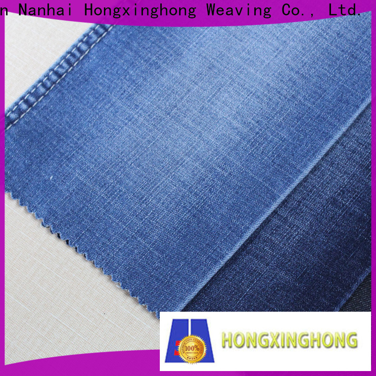 Hongxinghong cozy stretch denim material easy to apply for pants