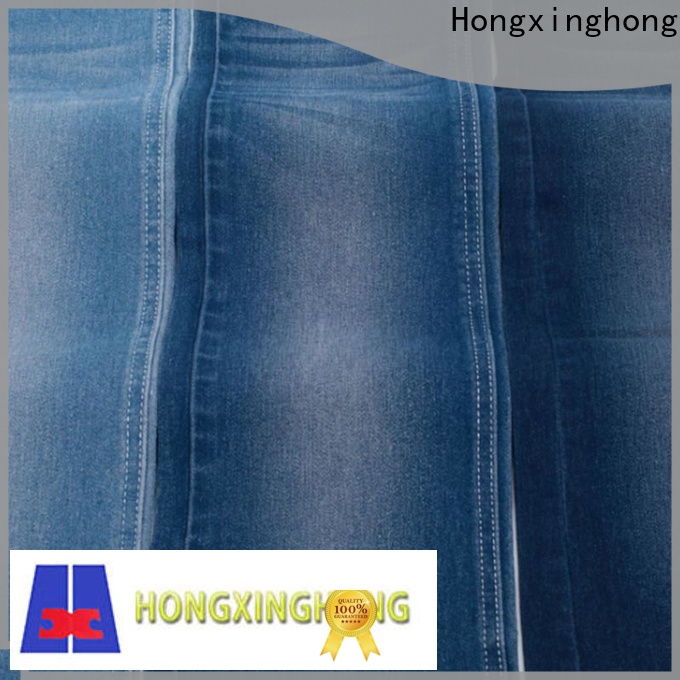 Hongxinghong quality denim jean material shop now for pants