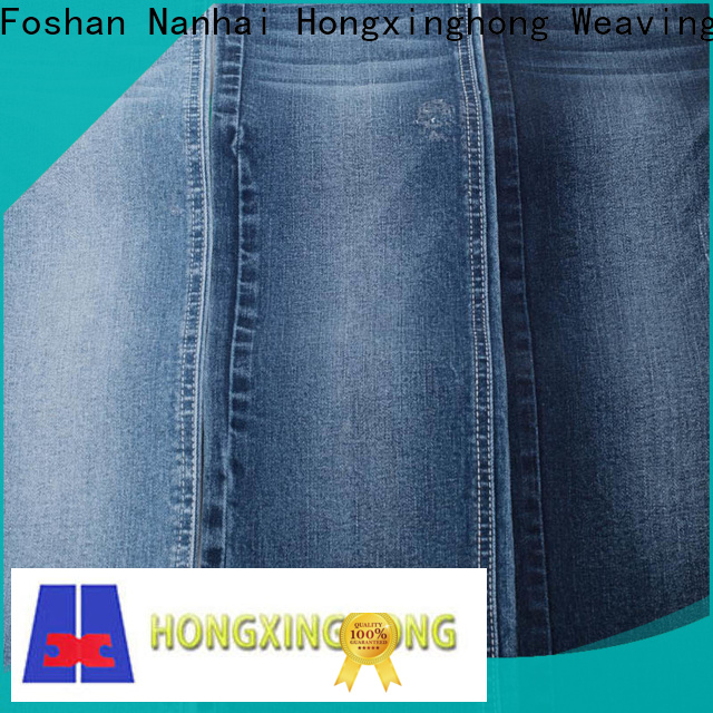 Hongxinghong comfortable soft denim material 100% cotton for pants