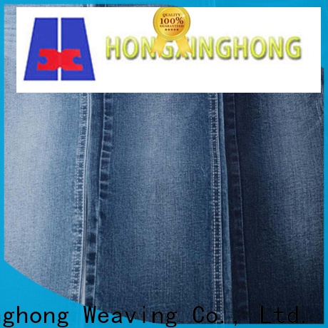 Hongxinghong cotton polyester spandex denim fabric wholesale for pants