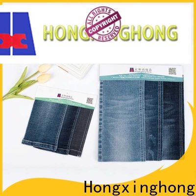 Hongxinghong types of denim colors bulk production for jeans