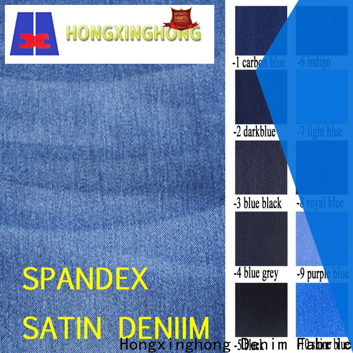 Hongxinghong jeans material types wholesale for jeans