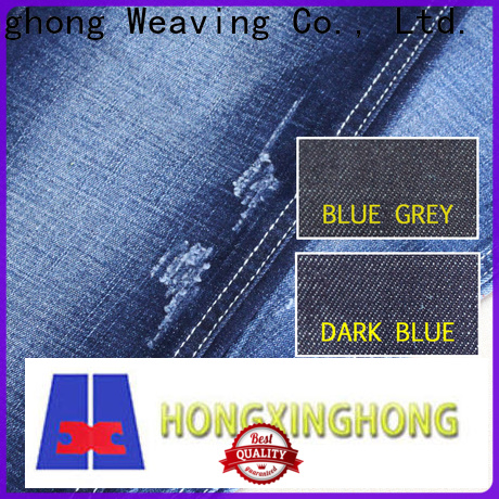 Hongxinghong denim fabric stretch supplier for jeans