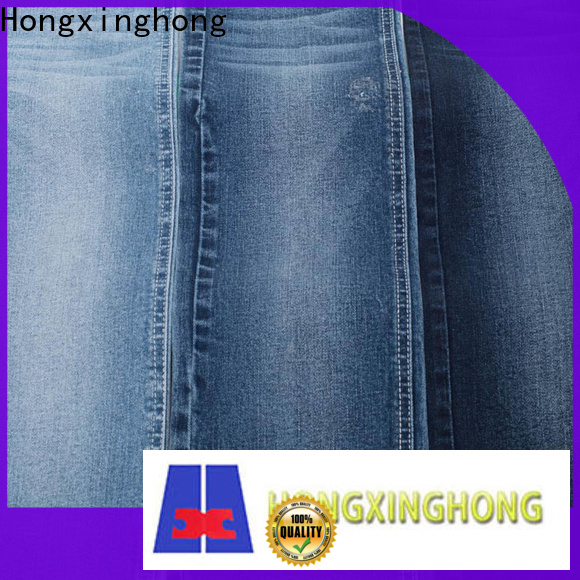 100% cotton organic cotton denim fabric supplier for quick fashion brand